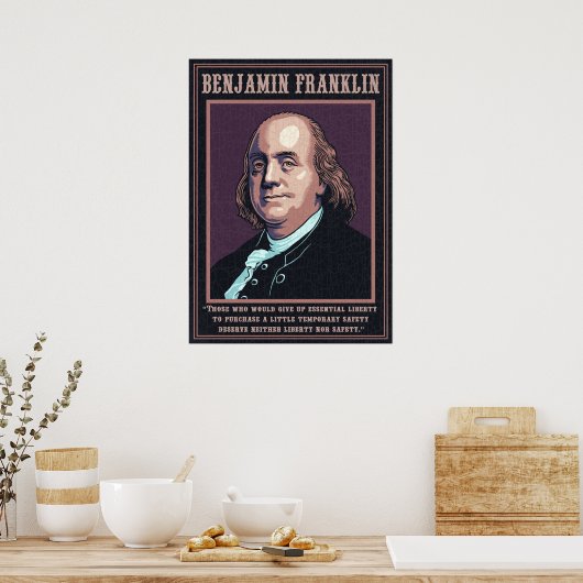 Franklin-Liberty Poster (Keuken)