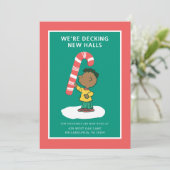 Franklin Pepermunt Snoepjes Feestdagenkaart (Staand voorkant)