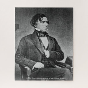 Franklin Pierce 14e President van Amerika. Legpuzzel
