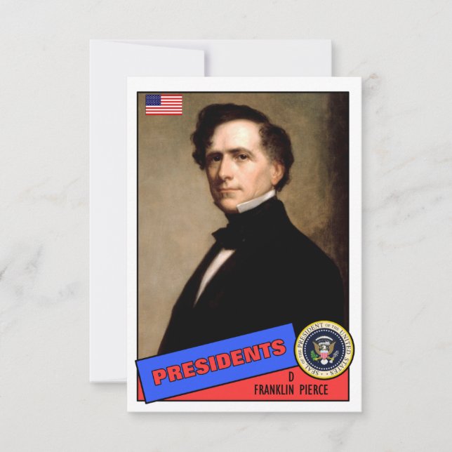 Franklin Pierce-honkaarten (Voorkant)