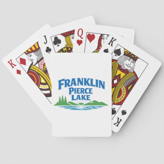 Franklin Pierce Lake Speelkaarten (Achterkant)
