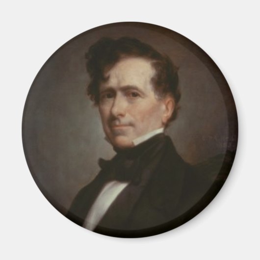 Franklin Pierce Magnet Magneet (Voorkant)