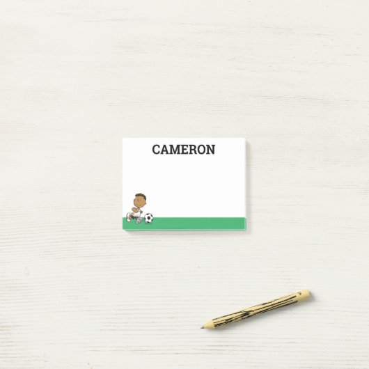 Franklin Plays Soccer Post-it® Notes (Op bureau)