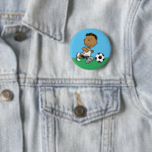 Franklin Plays Soccer Ronde Button 5,7 Cm (In situ)
