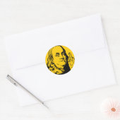 Franklin Ronde Sticker (Envelop)