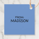 Franklin Smiling Bedankjes Labels (Achterkant)