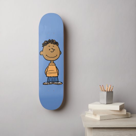 Franklin Smiling Skateboard (Muurkunst)