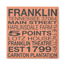Franklin Tennessee Magnet