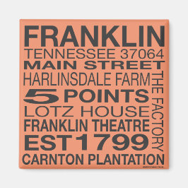 Franklin Tennessee Magnet Magneet