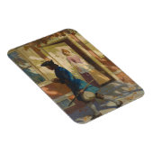 Franklin's aankomst in Philadelphia door N.C. Wyet Magneet (Rechterzijde)