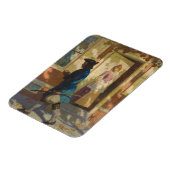 Franklin's aankomst in Philadelphia door N.C. Wyet Magneet (Linkerzijde)