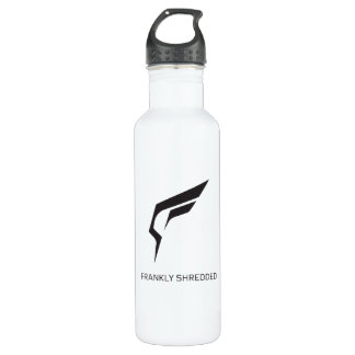 Frankly Shredded Water Fles (wit)