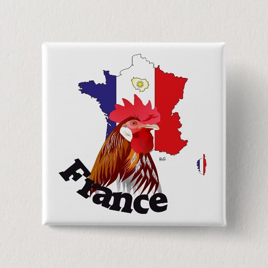 Frankreich France Francia Button (Voorkant)