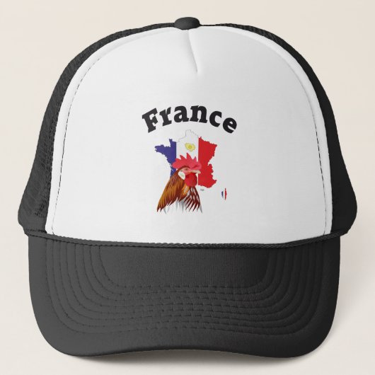 Frankreich France Francia Cap Trucker Pet (Voorkant)