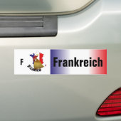 Frankreich - Frankrijk Autoaufkleber Bumpersticker (Op auto)