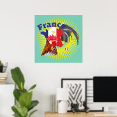 Frankreich, Frankrijk, Francia Poster (Thuiskantoor)