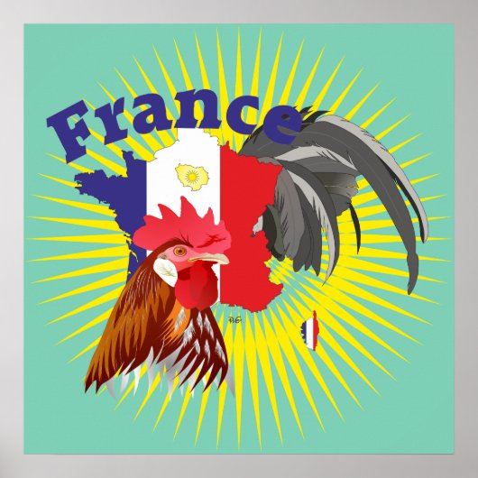 Frankreich, Frankrijk, Francia Poster (Voorkant)