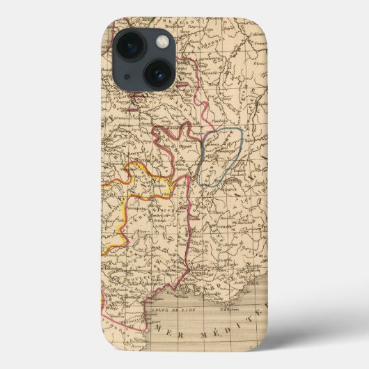 Frankrijk 1270 a 1328 Case-Mate iPhone case (Achterkant)