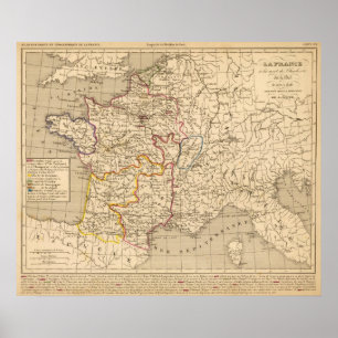 Frankrijk 1270 a 1328 poster