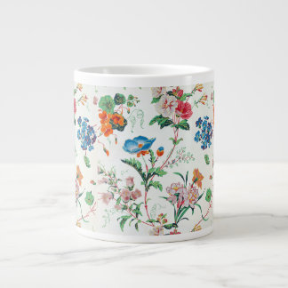 Frankrijk 1830 Bloem Antique Behang Extra Grote Beker