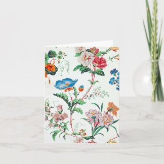 Frankrijk 1830 Wilde Bloemen Bloemrijke Victoriaan Notitiekaartje