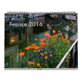 Frankrijk 2016 kalender