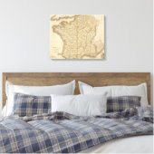 Frankrijk 2 canvas afdruk (Insitu (Slaapkamer))