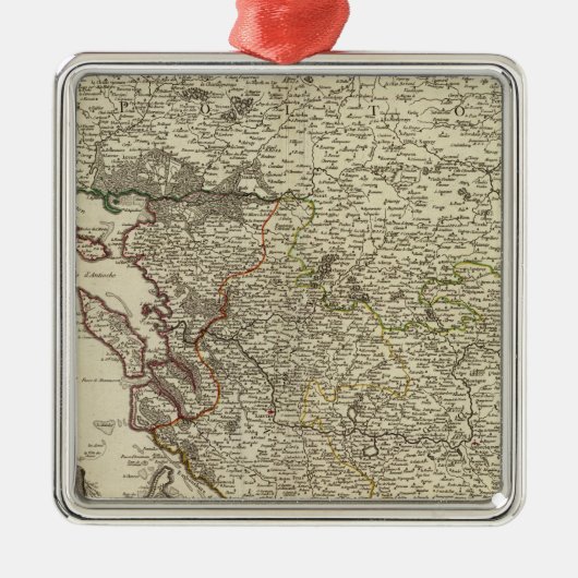 Frankrijk 2 metalen ornament (Voorkant)