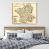 Frankrijk 30 canvas afdruk (Insitu (Slaapkamer))