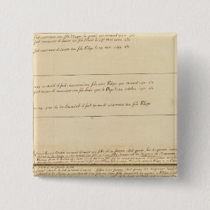 Frankrijk 32 vierkante button 5,1 cm