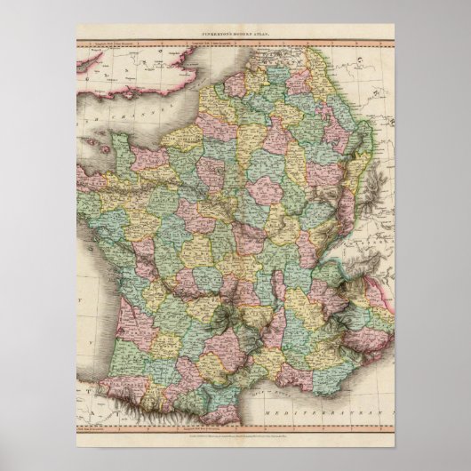 Frankrijk 34 poster (Voorkant)