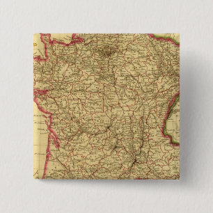 Frankrijk 37 vierkante button 5,1 cm