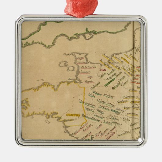 Frankrijk 40 metalen ornament (Voorkant)