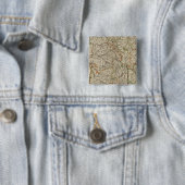 Frankrijk 7 vierkante button 5,1 cm (In situ)