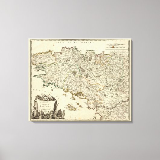 Frankrijk 9 canvas afdruk (Voorkant)