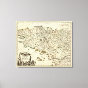 Frankrijk 9 canvas afdruk