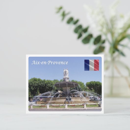 Frankrijk - Aix-en-Provence - Briefkaart (Staand voorkant)