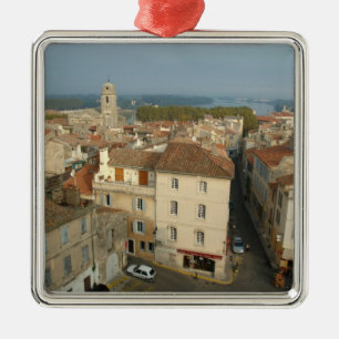 Frankrijk, Arles, Provence, uitzicht van de stad u Metalen Ornament