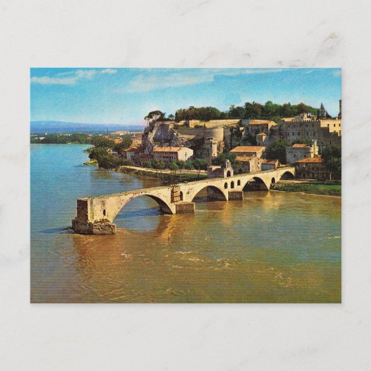  Frankrijk, Avignon; gebroken brug Briefkaart (Voorkant)