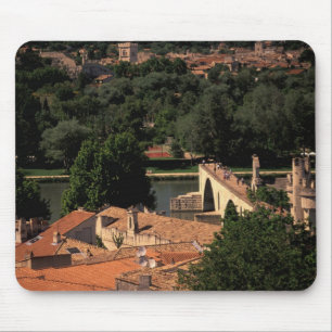 Frankrijk, Avignon, Provence. Pont St., Benezet. Muismat