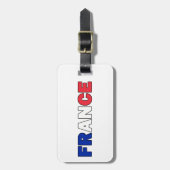 Frankrijk bagagelabel (Voorkant verticaal)