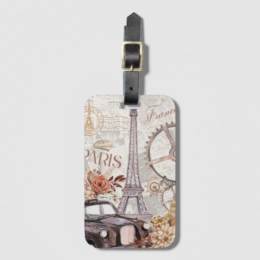 Frankrijk Bagagelabel (Voorkant (verticaal))