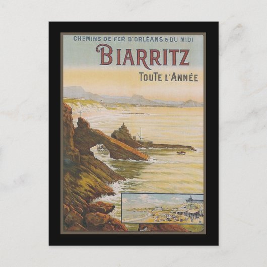 Frankrijk Biarritz Briefkaart (Voorkant)