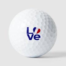 Frankrijk Blauw LOVE Hart Vlag