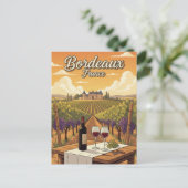 Frankrijk Bordeaux Reizen Briefkaart (Staand voorkant)