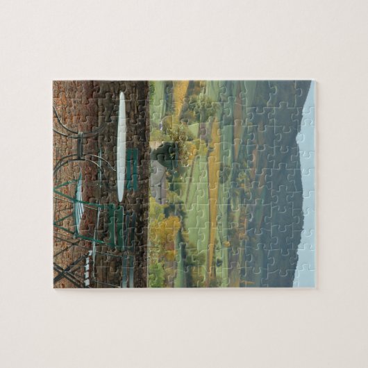 Frankrijk, Bourgogne, regio Maconnais, Chateau de Legpuzzel (Horizontaal)