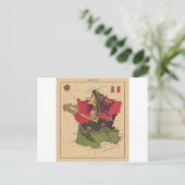 Frankrijk Briefkaart (Staand voorkant)