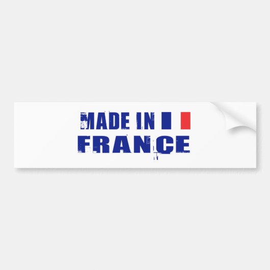 FRANKRIJK BUMPERSTICKER (Voorkant)