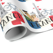 Frankrijk Cadeaupapier (Rol Hoek)