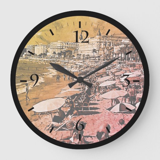 Frankrijk Cannes het strand Dart Board Wham-O Grote Klok (Voorkant)